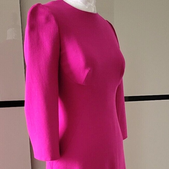 Dolce & Gabbana Dress**Wool blend*Size 38 Fuchsia - Picture 3 of 6
